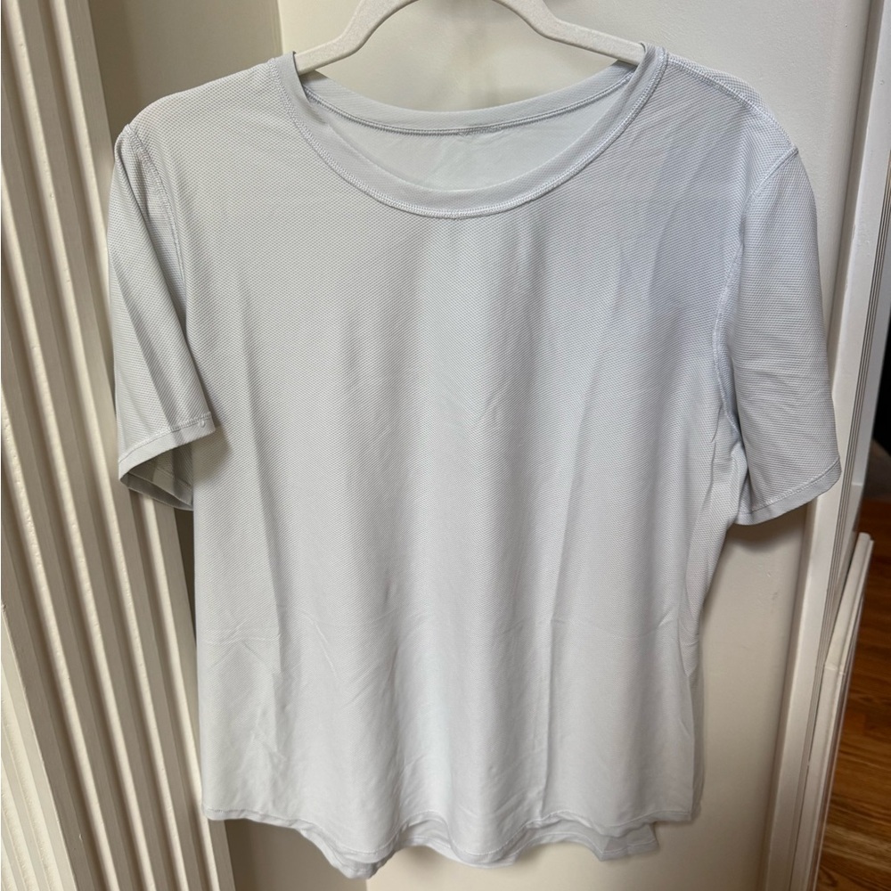Light Gray Women's Workout Top